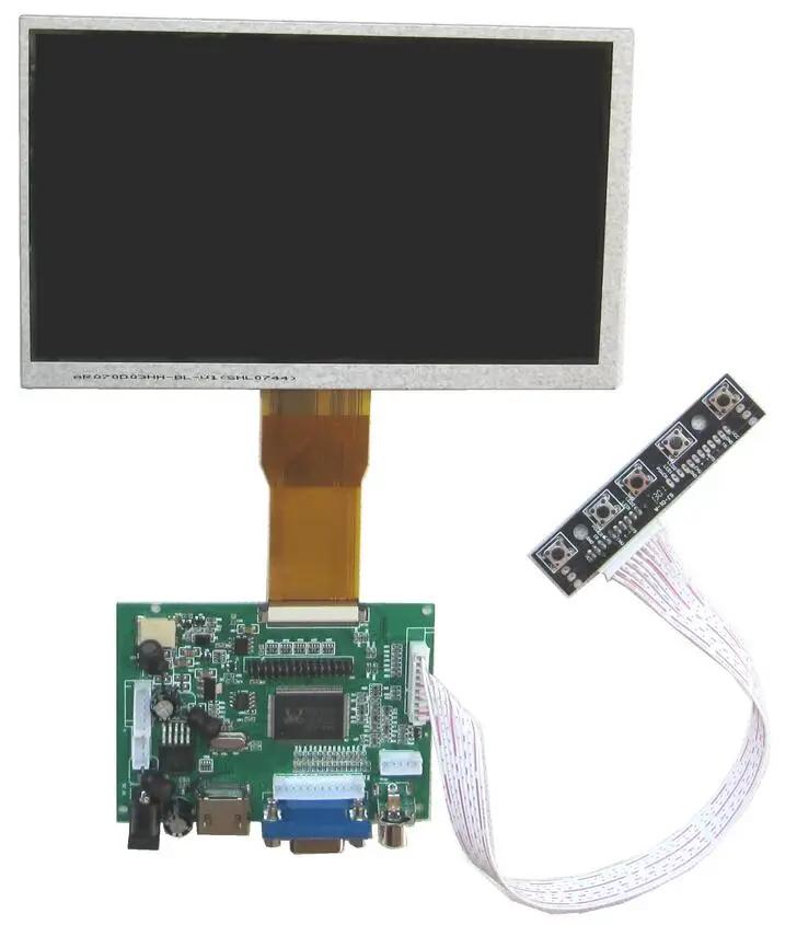   3/B +  7 ġ TFT LCD  ÷ ŰƮ, HDMI + VGA + 2AV, ġ г 1024*600